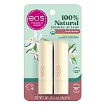2-pk eos 100% Natural & Organic Lip Balm Sticks, Vanilla Bean, 0.14 oz $2.20
