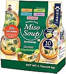 10 Servings Miko Brand Freeze Dried Various Vegetables Miso Soup $6.30