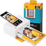 KODAK Instant Photo Printer (4x6) + 90 Sheets Bundle $126