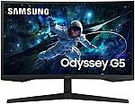 Samsung 32" Odyssey G55C QHD 1000R Curved Gaming Monitor $199.99