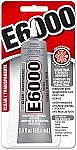 2-Oz E-6000 Adhesive, Clear $2.49