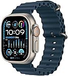 Apple Watch Ultra 2 [GPS + Cellular 49mm] Smartwatch with Rugged Titanium Case & Blue Ocean Band $729