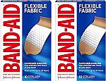 2-Pack 10-Count Extra Large Band-AID Flexible Fabric Bandages $6.58