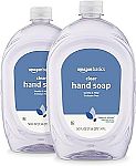 2-pack 50 fl oz Amazon Basics Clear Liquid Hand Soap Refill $6.66