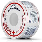 Band-Aid Brand First Aid Water Block Tape Roll, 1 in by 10 yd $2