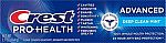 Crest Pro-Health Advanced Deep Clean Mint Toothpaste, 5.1 oz $2.99