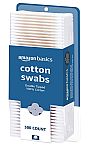 Amazon Basics Cotton Swabs, 500ct, 1-Pack $2.53