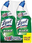 2-Pack 24-Oz Lysol Toilet Bowl Cleaner $3.44