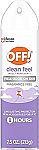 7 oz OFF! Clean Feel Insect Repellent Aerosol $6