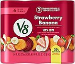 6-pack V8 Strawberry Banana 100% Fruit and Vegetable Juice 8 fl oz $3.83