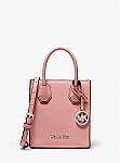 Michael Kors Mercer Extra-Small Leather Crossbody Bag $47