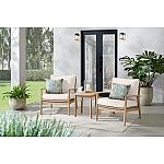 3-Piece Hampton Bay Laurelwood Eucalyptus Conversation Set $141