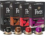 40-Ct Peet's Coffee Espresso Coffee Pods Variety Pack $13