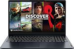 Lenovo Ideapad 1 15.6" Full HD Touch Laptop: Ryzen 5 7520U, 8GB Memory, Radeon Graphics, 256GB SSD $299.99