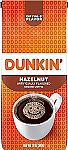 12-Ounce Dunkin' Hazelnut Flavored Ground Coffee $4.29