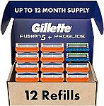 12-Ct Gillette Mens Razor Blade Refills $29