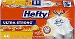 120-Count 13-Gallon Hefty Ultra Strong Tall Kitchen Trash Bags $21 + Get $10 Credit