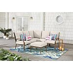 6-Piece Hampton Bay Outdoor Patio Sectional Sofa Seating Set $500