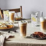 6-Piece J.A. Henckels 11.8oz Double Wall Glass set $34.99