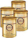 4-pack Lavazza Qualita Oro Ground Coffee Blend, Medium Roast 8.8 oz $15 and more