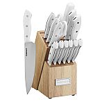 Cuisinart Triple Rivet 15-Piece Knife Set with Block $49