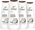 4-Ct 20 Oz Dove Body Wash (Coconut & Cocoa Butter) $10