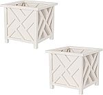 2-Pack Lattice Design 14.75" Planter Box $28