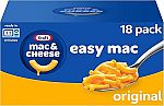 18-Pack 2.15-Oz Kraft Mac & Cheese Easy Mac Microwavable Dinner (Original) $5