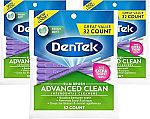 3 x 32 Count DenTek Slim Brush Interdental Cleaners $10