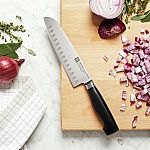 ZWILLING FOUR STAR 7-inch, Hollow Edge Santoku $49.99