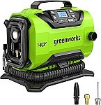 Greenworks 40V Cordless 160 PSI Portable Tire Inflator $67.99