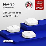 3-pack Amazon eero Pro 6E mesh Wi-Fi router $349.99