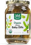 365 by Whole Foods Market, Organic Baby Dill Pickles 16 fl oz $2.43