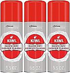 3-pack KIWI Quick Dry Shoe Cleaner 5.5 oz $6.69