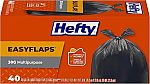 40-Count 30-Gallon Hefty Easy Flaps Multipurpose Large Unscented Trash Bags $6.73