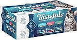 2 x 12 Count Blue Buffalo Tastefuls Natural Pate Wet Cat Food Variety Pack $24 + $10 Amazon Credit