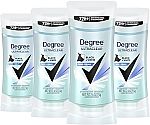 4-Count Degree Advanced Stains Pure Clean Deodorant 2.6 oz $8.97