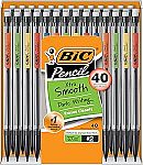 40-Count 0.7mm BIC Xtra-Smooth Mechanical Pencil (MPP40MJ) $4.45