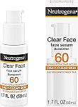 Neutrogena Clear Face Serum Sunscreen with Green Tea, SPF 60+ 1.7 Oz $10.44