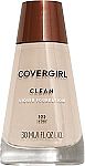 2-Ct COVERGIRL Clean Makeup Foundation 1 Oz (2 for $3)