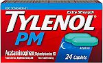 24-Count Tylenol PM Extra Strength Pain Reliever & Sleep Aid Caplets $2