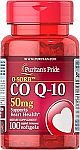 100 Count Puritan's Pride Q-Sorb CoQ10 50mg Softgels $4.63