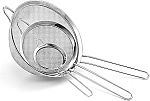 3-Piece Cuisinart Mesh Strainers Set $6
