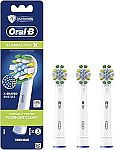 3-Count Oral-B FlossAction Electric Toothbrush Replacement Brush Heads Refill $12