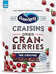 48 Oz Ocean Spray Craisins Dried Cranberries $5.34