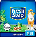 14 lbs Fresh Step Clumping Cat Litter $4.40