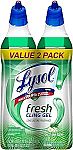 2-pack 24 oz Lysol Toilet Bowl Cleaner Gel $3.44