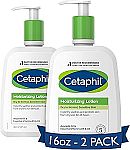 2-Ct 16Oz Cetaphil Face & Body Moisturizer Lotion $11.59