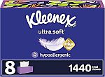 8-Boxes 180-Ct Kleenex Ultra Soft Facial Tissues (3-Ply) (3 for $41)