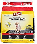 100-Count Glad for Pets Black Charcoal Puppy Pads (23" x 23") $15.49